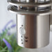 Endon 72381 Louvre 1lt Wall Brushed stainless steel & clear pc 60W E27 GLS (Required) - westbasedirect.com