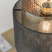 Endon 72831 Plexus 1lt Pendant easyfit Matt black & antique brass plate 10W LED E27 or B22 (Required) - westbasedirect.com