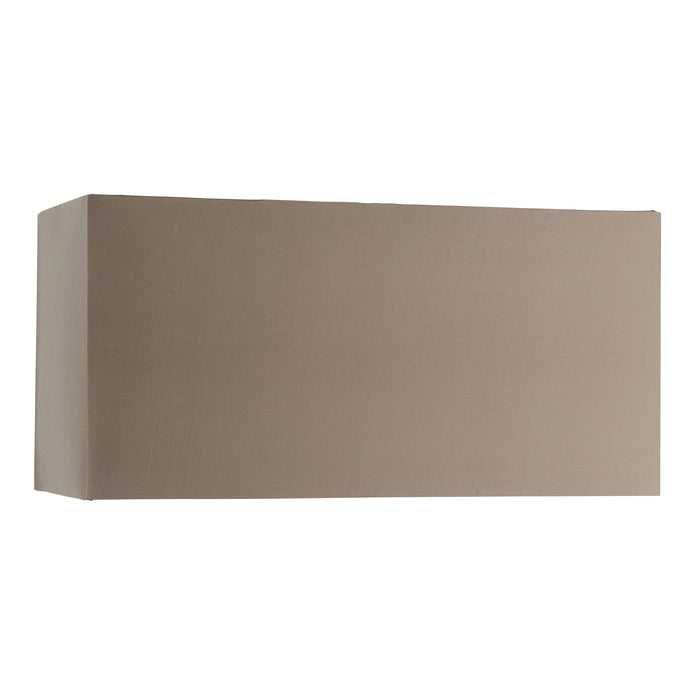 Endon 74417 Cassier 1lt Shade Taupe silk & bright nickel plate 40W E27 or B22 GLS (Required) - westbasedirect.com