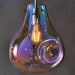 Endon 75664 Lava 1lt Pendant Iridescent glass & chrome plate 40W E27 GLS (Required) - westbasedirect.com