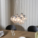 Endon 76292 Harbour 7lt Pendant Chrome plate & clear glass with bubbles 7 x 40W E14 golf (Required) - westbasedirect.com