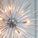 Endon 76350 Lena 9lt Pendant Chrome plate 9 x 3W LED G9 (Required) - westbasedirect.com