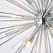 Endon 76350 Lena 9lt Pendant Chrome plate 9 x 3W LED G9 (Required) - westbasedirect.com
