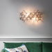 Endon 76510 Marella 2lt Wall Bright nickel plate & clear glass 2 x 40W E14 candle (Required) - westbasedirect.com