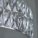 Endon 76513 Verina 5lt Pendant Clear crystal & chrome plate 5 x 5W LED module (DOB) Warm White - westbasedirect.com