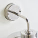 Endon 76597 Addison 1lt Wall Polished stainless steel & clear glass 42W E27 Eco GLS (Required) - westbasedirect.com