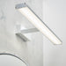 Endon 76658 Axis 1lt Wall Chrome effect & frosted plastic 8W LED tape module (SMD 2835) Daylight White - westbasedirect.com