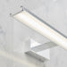 Endon 76658 Axis 1lt Wall Chrome effect & frosted plastic 8W LED tape module (SMD 2835) Daylight White - westbasedirect.com