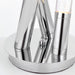 Endon 76771 Glacier 3lt Table Polished stainless steel & clear bubble acrylic 3 x 1.35W LED (SMD 2835) Warm White - westbasedirect.com
