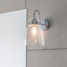 Endon 77088 Ashbury 1lt Wall Clear glass & chrome plate 4W LED E14 (Required) - westbasedirect.com