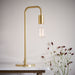 Endon 77117 Rubens 1lt Table Satin brass plate 40W E27 GLS (Required) - westbasedirect.com