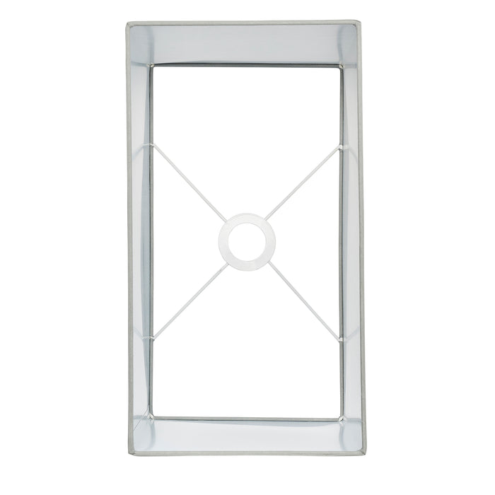 Endon 77479 Rectangular 1lt Shade Grey fabric 60W E27 or B22 GLS (Required) - westbasedirect.com
