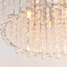 Endon 78698 Hanna 4lt Flush Clear crystal glass & chrome plate 4 x 3W LED G9 (Required) - westbasedirect.com