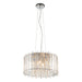 Endon 78699 Hanna 5lt Pendant Clear crystal glass & chrome plate 5 x 3W LED G9 (Required) - westbasedirect.com