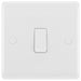 BG 812 White Round Edge Single Light Switch 10A (5 Pack) - westbasedirect.com
