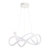 Endon 81893 Synergy 1lt Pendant Textured white paint & white silicone 41W LED tape module (SMD 2835) Warm White - westbasedirect.com