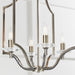 Endon 81916 Lainey 4lt Pendant Antique brass plate & clear crystal 4 x 40W E14 candle (Required) - westbasedirect.com