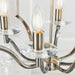 Endon 81916 Lainey 4lt Pendant Antique brass plate & clear crystal 4 x 40W E14 candle (Required) - westbasedirect.com