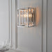 Endon 81932 Acadia 1lt Wall Clear crystal & chrome plate 40W E14 candle (Required) - westbasedirect.com