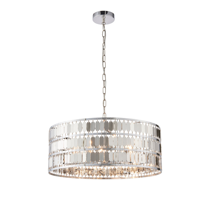 Endon 81965 Eldora 5lt Pendant Chrome plate 5 x 40W E14 candle (Required) - westbasedirect.com