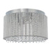 Endon 81980 Galina 10lt Flush Chrome plate & clear crystal 10 x 25W G9 clear capsule (Required) - westbasedirect.com