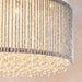 Endon 81981 Galina 12lt Pendant Chrome plate & clear crystal 12 x 25W G9 clear capsule (Required) - westbasedirect.com