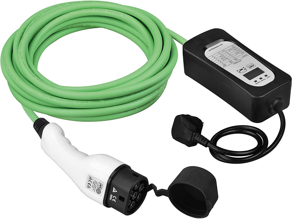 Masterplug EVCP21310SL Mode 2 EV Charging Cable 10m 3 Pin Plug to Type 2 - westbasedirect.com