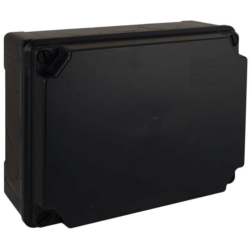 Wiska 887N WIB5 320x250x135mm, IP65 Thermoplastic Junction Box, Black ...