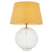 Endon 90139 Evie 1lt Shade Yellow cotton 60W E27 or B22 GLS (Required) - westbasedirect.com