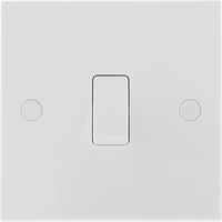 BG 913 White Square Edge Intermediate Light Switch 10A