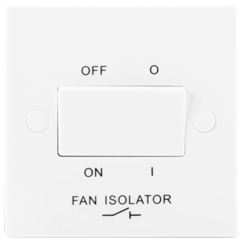 915 Square Edge Fan Isolator Switch TP