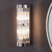 Endon 91820 Shimmer 2lt Wall Chrome plate & clear crystal 2 x 18W G9 clear capsule (Required) - westbasedirect.com