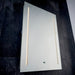 Endon 91833 Nero 1lt Wall Mirrored glass & matt silver paint 9.8W LED (SMD 2835) Cool White - westbasedirect.com