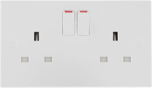 922 Square Edge SP Double Socket