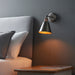 Endon 92866 Hal 1lt Wall Aged pewter & aged copper plate 10W LED E27 (Required) - westbasedirect.com