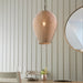 Endon 93129 Paresh 1lt Pendant Polished nickel plate 10W LED E27 (Required) - westbasedirect.com