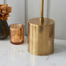 Endon 93140 Hiero 1lt Table Antique solid brass 25W E14 candle (Required) - westbasedirect.com