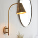 Endon 93144 Radha 1lt Wall Antique solid brass 10W LED E27 (Required) - westbasedirect.com