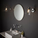 Endon 93853 Faraday 1lt Wall Chrome plate & clear glass 3W LED G9 (Required) - westbasedirect.com
