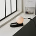 Endon 93868 Contour 1lt Table Gloss black glaze & matt opal glass 3W LED G9 (Required) - westbasedirect.com