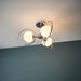 Endon 93902 Orb 3lt Semi flush Chrome plate & opal glass 3 x 3W LED G9 (Required) - westbasedirect.com
