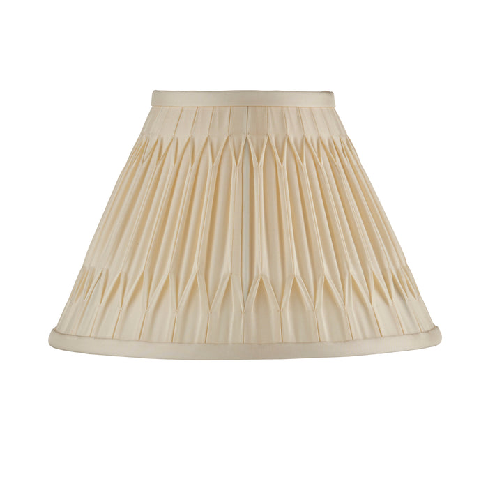 Endon 94355 Chatsworth 1lt Shade Ivory silk 60W E27 or B22 GLS (Required) - westbasedirect.com
