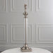Endon 94358 Avebury 1lt Table Antique chrome plate & clear glass 10W LED E27 (Required) - westbasedirect.com
