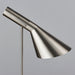 Endon 95460 Carlo 1lt Table Brushed chrome plate & grey marble 10W LED E27 (Required) - westbasedirect.com