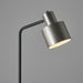 Endon 95471 Mayfield 1lt Floor Brushed silver plate finish & matt black 10W LED E27 (Required) - westbasedirect.com