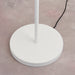 Endon 95474 Gerik 2lt Floor White & aged brass paint 2 x 10W LED E27 (Required) - westbasedirect.com