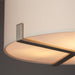 Endon 95834 Hayfield 3lt Pendant Satin nickel plate & grey fabric 3 x 10W LED E27 (Required) - westbasedirect.com