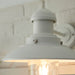 Endon 95983 Hereford 1lt Wall Gloss stone & clear glass 10W LED E27 (Required) - westbasedirect.com