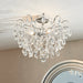 Endon 95989 Alisona 4lt Flush Chrome plate & clear crystal glass 4 x 3W LED G9 (Required) - westbasedirect.com