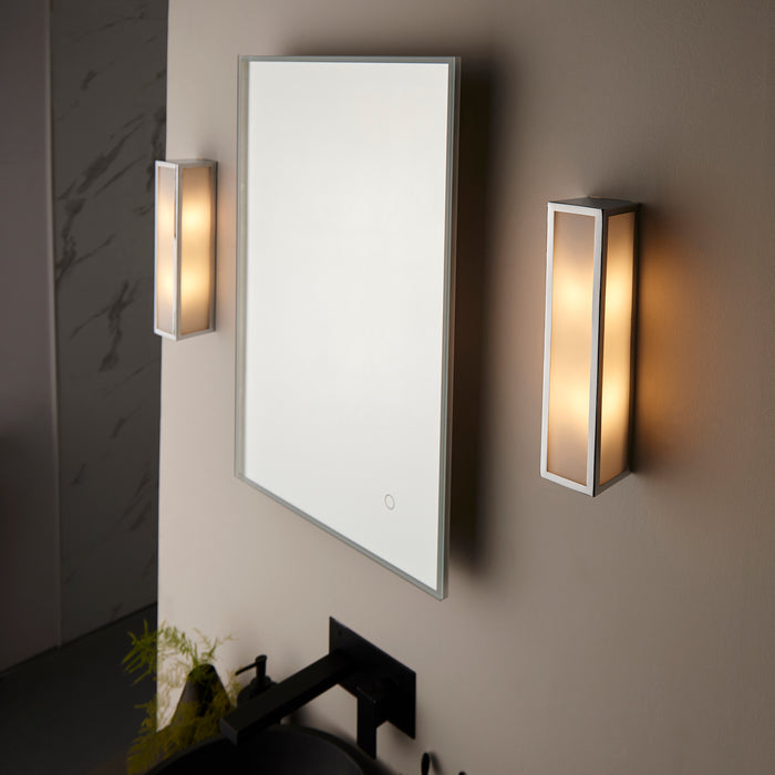 Endon 96137 Newham 2lt Wall Chrome plate & frosted glass 2 x 3W LED G9 (Required) - westbasedirect.com
